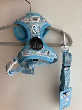 Sassy Woof CINNAMOROLL Dog Harness & Leash Set XXS